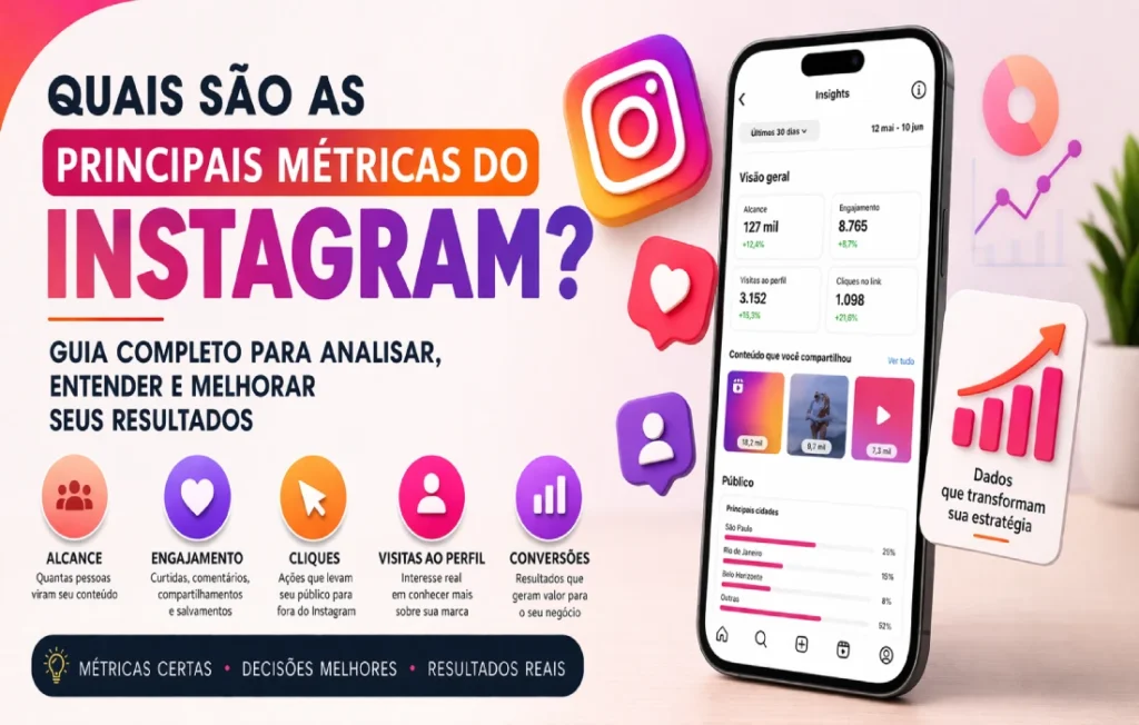 principais métricas do Instagram