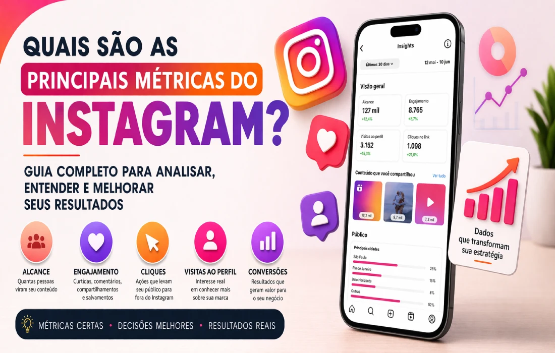 principais métricas do Instagram